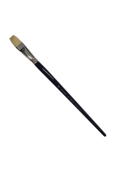 Van Gogh 210 Series White Bristle Flat Cut Point Brush No 18