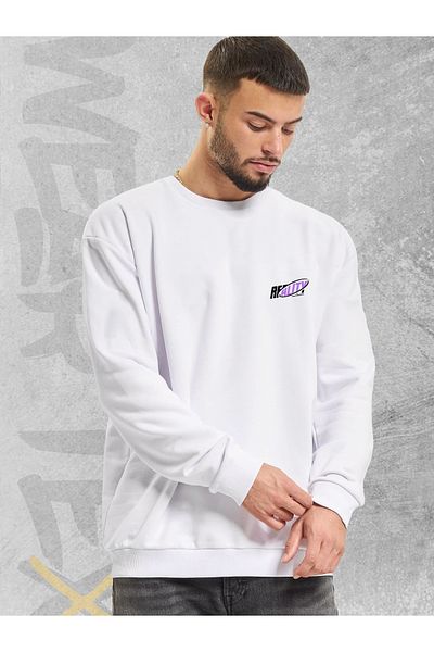 WEARTEX Unisex Oversize Reality Printed Crew Neck Sweatshirt Hoodie