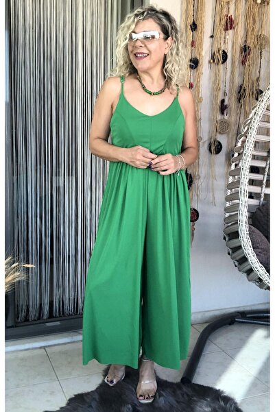 Dila Butik Ayarlı Çapraz Askılı Tulum