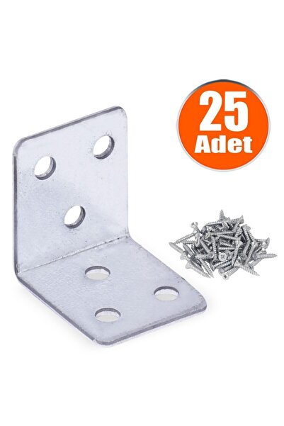 Badem10 Mobilya Eşya Dolap Deprem Sabitleyici Köşebent Bağlantı Aparatı L Dem...