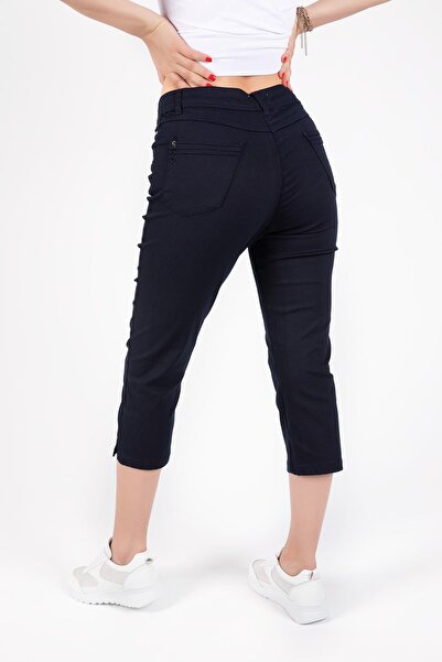 BONİTA Bonita 163 Kmr - 5 Pocket Slit Capri with Cck inside