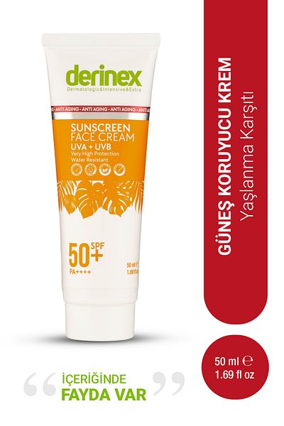 derinex SPF 50 Sunscreen - Anti Aging Anti-Aging, 50 ml