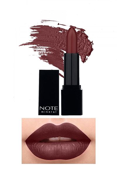 NOTE Mineral Lipstick Semi Matte Finished 04 Burn Red