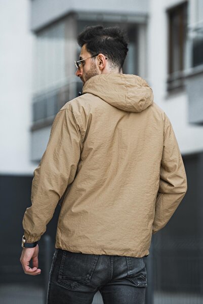 Oksit Ανδρικό εποχιακό παλτό Slim Fit - Save Printed, Αδιάβροχο, Αδιάβροχο