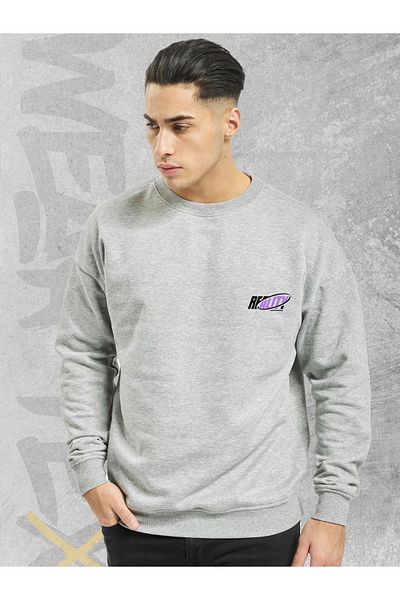 WEARTEX Unisex Oversize Reality Printed Crew Neck Sweatshirt Hoodie