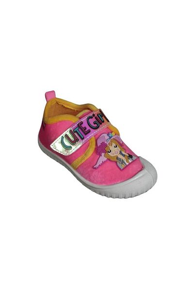 GEZER Yellow Pink Flexible Slippers for Girls - Nursery Kindergarten Home
