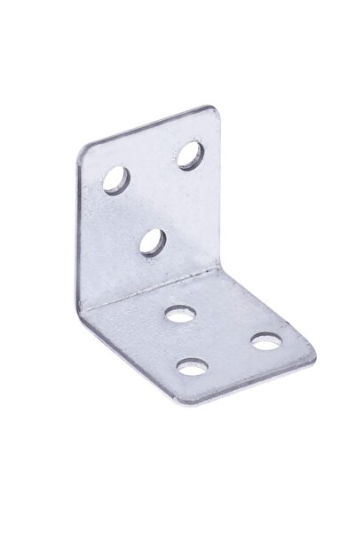 Badem10 Mobilya Eşya Dolap Deprem Sabitleyici Köşebent Bağlantı Aparatı L Demiri Gönye 35x35x30 Mm 10 Adet