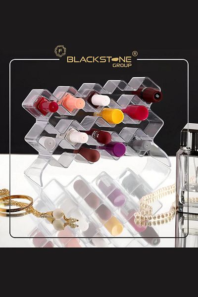 F BLACKSTONE Οργανωτής θήκης κραγιόν και βερνικιού νυχιών κοσμημάτων μακιγιάζ