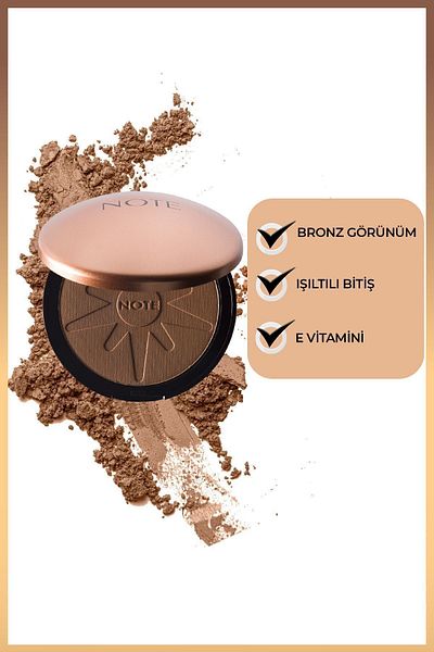 NOTE Dark Beige Bronzing Powder - 20 Powder