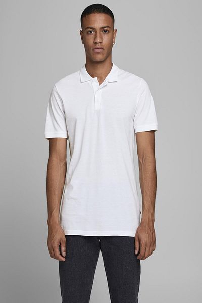 Jack & Jones Jack&Jones 12136516 12191215 Μπλουζάκι με 2 κουμπιά πόλο γιακά με κέντημα