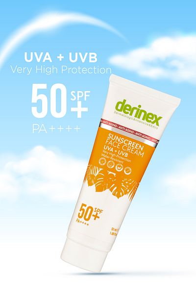 derinex SPF 50 Sunscreen - Anti Aging Anti-Aging, 50 ml