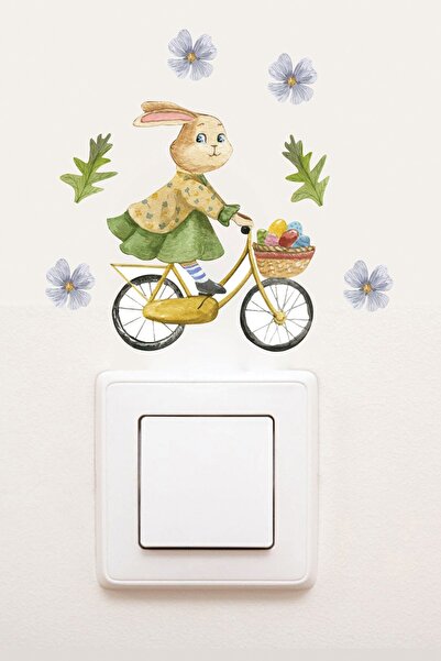 MSticker Çocuk Odası Duvar Priz Sticker Mini Boy Sticker - Tüm Yüzeylere Yapı...