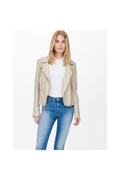 ONLY 15153079   Μανίκια με φερμουάρ Sal Collar και δερμάτινο παλτό 4 τσέπης