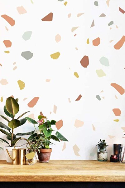 MSticker ملصق حائط لغرفة الأطفال بنمط حجري