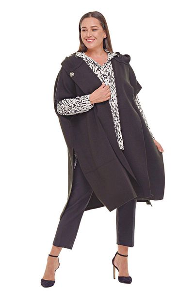 Hanezza Eleganță mărimi plus: Faceți cunoștință cu ponchoul tricotat