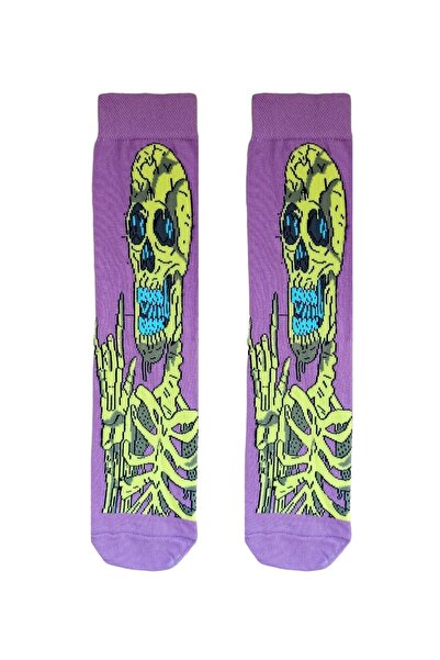 ZEYZEY MONKEY Set of 3 Skeleton Skull Pattern Socks