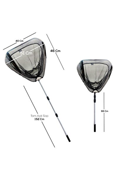 BAUER Lnk-026 Fileli Vidalı Karides Ve Balık Kepçesi 150 Cm