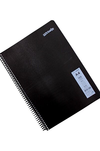 Mynote Flex A4 120 - Leaf Checkered Spiral Neon Cover Plastic Notebook
