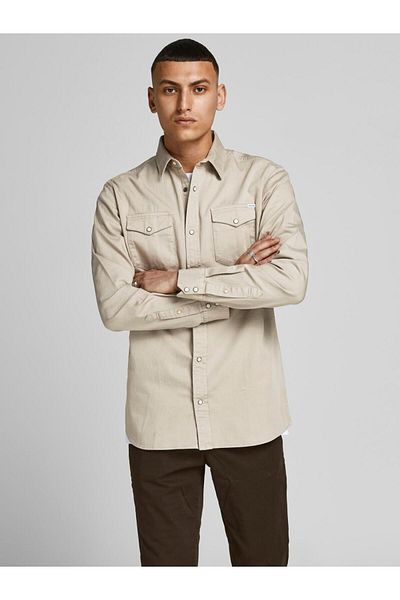 Jack & Jones Jack&jones 12138115 Μακρυμάνικο τζιν πουκάμισο με 2 τσέπες