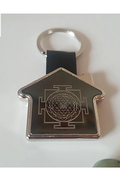 Anatolia Sri Yantra Sembolu Ve Sayı Sekansları Bolluk Bereket Anahtarlığı