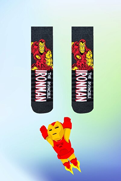 ZEYZEY MONKEY Set of 3 Character Patterned Unisex Children's Socks