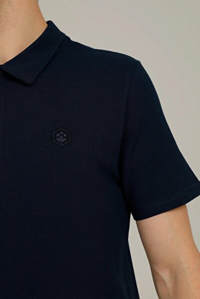 lumberjack Ct953 2fx - Футболка з поло-комірцем і 2 ґудзиками на грудях