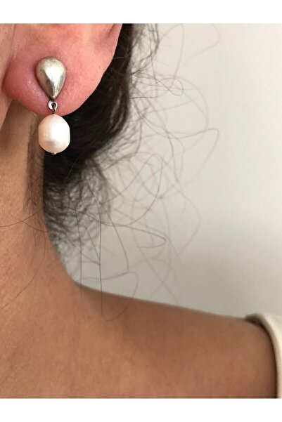 tones official Kararmaz Gerçek Su Incili Küpe