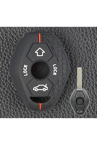emii auto spare parts For BMW X3 X5 Z3 Z4 3 5 7 series E38 E39 E46 E83 M5 E36 Key Case Black/Red