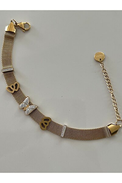 tones official سوار فراشة من الفولاذ المقاوم للتشويه