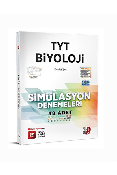 3D Yayınları Tyt Biyoloji Branş Deneme