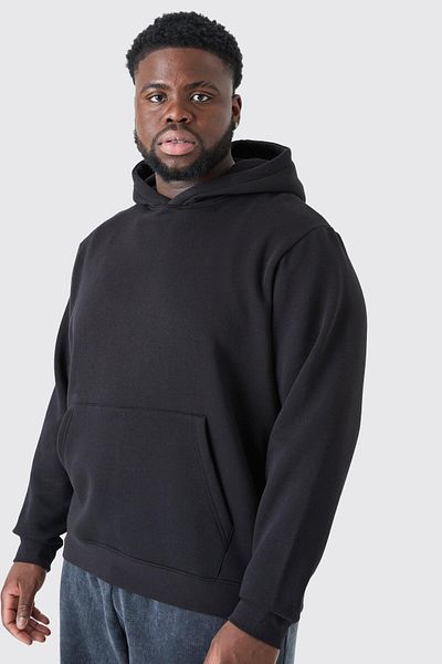 KAWEAR Oversize Hooded Sweatshirt - Large Size, Oversize, 3 Thread