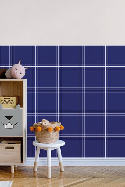 MSticker Autocolant folie decorativă cu model în carouri 50x120 cm