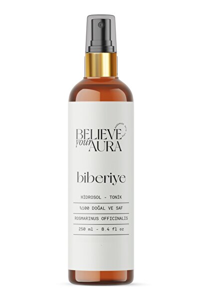Believe Your Aura Biberiye Suyu Cilt Ve Saç Bakım Toniği %100 Saf Ve Doğal Ca...