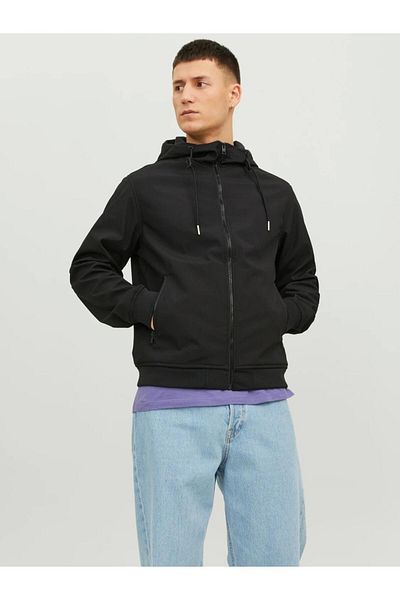 Jack & Jones Τζακ & Τζόουνς 12236300   ΠΑΛΤΟ SOFTSHELL ΜΕ ΦΟΥΡΤΟ ΜΕ ΦΕΡΜΟΥΑΡ