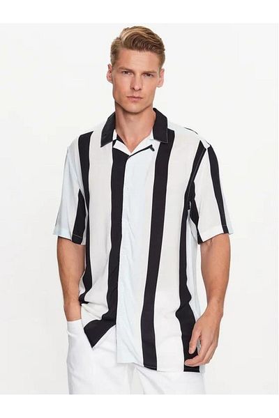 Only & Sons 22026100 Πουκάμισο με κοντό μανίκι με χοντρές ρίγες