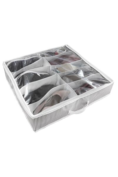 CocoVia Τσάντα αποθήκευσης παπουτσιών με 10 διαφανή καλύμματα - Θήκη παπουτσιών