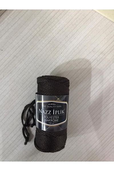 nazziplik Nazz Νήματα Πολυεστέρας Μακραμέ 2mm Καφέ