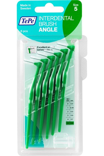 TePe Green Interface Brush - 0.8 Mm, Pack of 6