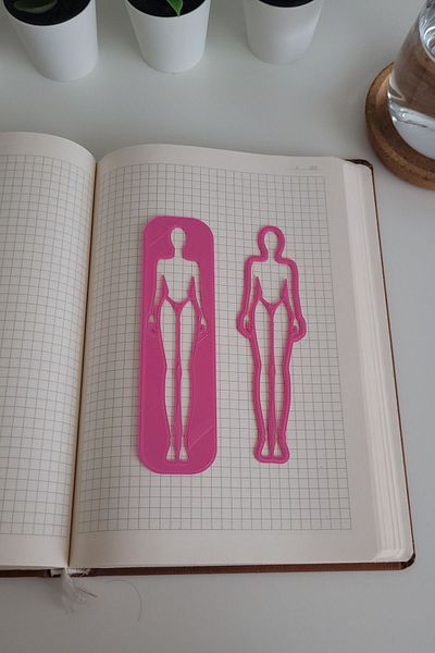 Karmelom Studio Fashion Design Drawing Painting Template Ruler Set