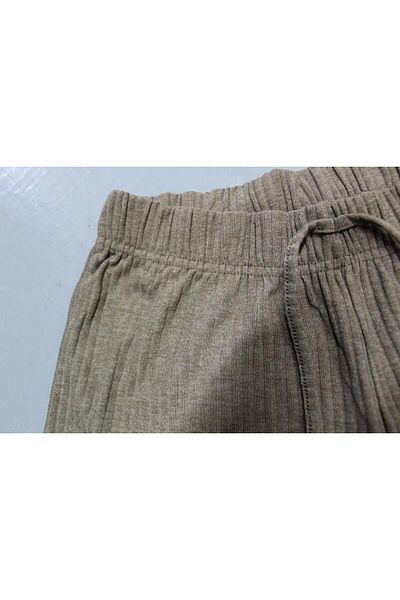 Org Marka Store FLEUR Waist Elastic Sus Laced Pocketless Combed Cotton Short