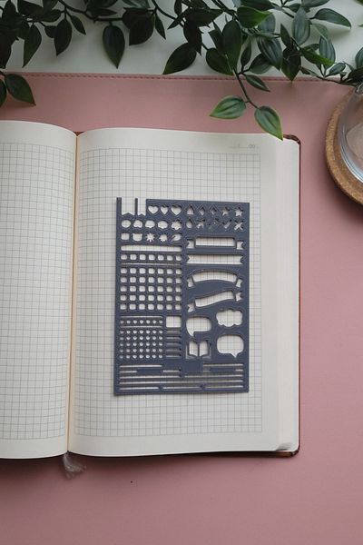 Karmelom Studio Bullet Journal Design Template Ruler