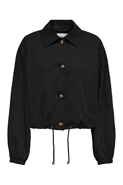 ONLY 15308910 Κοντό ανοιξιάτικο παλτό με 4 κουμπιά και λουράκι