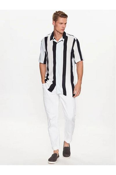 Only & Sons 22026100 Πουκάμισο με κοντό μανίκι με χοντρές ρίγες