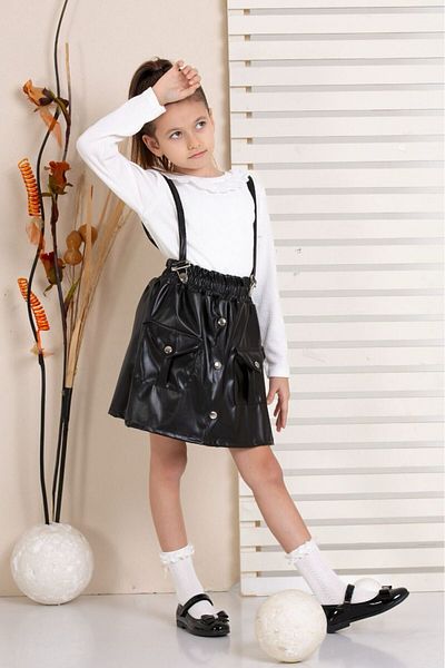 tunays shopping Badi Leather Salopet Girl's Suit