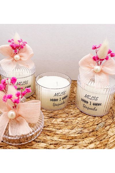 TREND Promise Gift, Engagement Gift, Wedding Gift, Wedding Gift, Birthday Gift Mica Candle Holder 10 Pieces