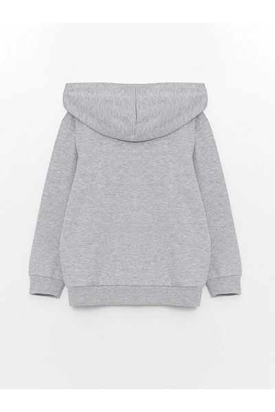 LC Waikiki LCW Παιδική νέα μαύρη κουκούλα για αγόρι με φερμουάρ