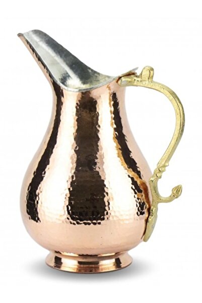 Genel Markalar Dövme Kırmızı Bakır Sürahi El Işlemeli