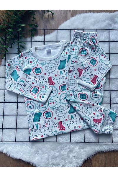 tunays shopping 100% Cotton Combed Cotton Pajama Set for Baby and Child