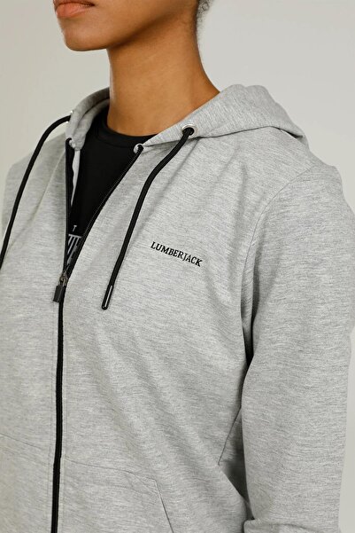 lumberjack 18sn77 Basic Hoodie Full Zip 4fx Hooded Ten Zip Jacket