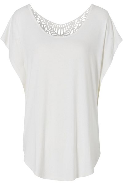 Org Marka Store Bodyflirt Wide Collar Mini Sleeve Back V Lace